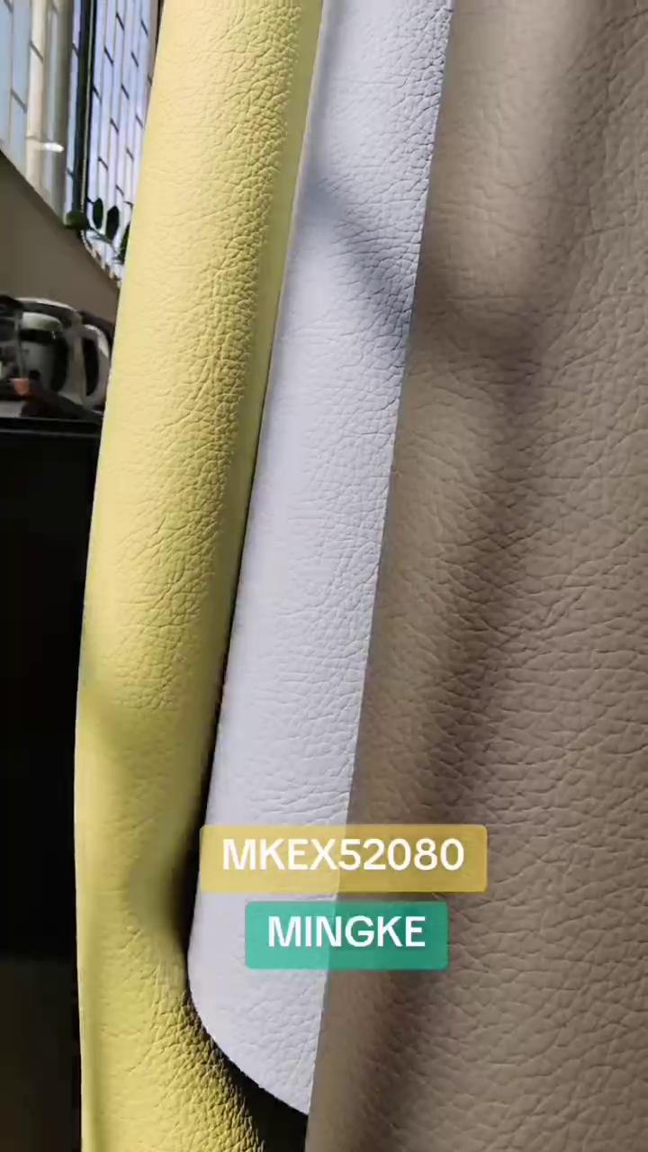 MINGKE MKEX52080Spring/Summer thin soft lychee grain PU leather fabric Synthetic leather